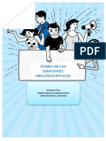 Teoria de Las Emociones Organizacionales: Realizado Por: Jennifer Briggette Sanchez Vargas Sebastian Orjuela Cartagena