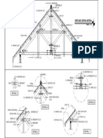 DETAIL KUDA KUDA KAYU AUTOCAD DWG-Model