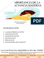 Importancia de la lactancia materna en la salud del niño y la prevención de la obesidad