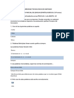 2do Parcial Lengua Española Basica