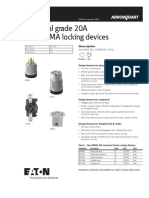 Industrial Grade 20a Non Nema Locking Devices Spec Sheet