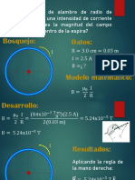 Ejemplos - Ley de Biot-Savart - 2023