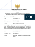 (T-24) Berita Acara Penyerahan Keputusan Bupati Kuningan Kepada Drs. Dikto Teguh Pramono, M.M. Hari Rabu Tanggal 15 Juli 2020 - 2