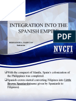 Topic 6 Integration Into The Spanish Empire 1