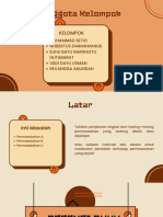 Coklat Krem Minimalis Geometris Tugas Kelompok Presentasi