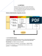 Concepto de Empresa - Materia Fundamentos de Adm