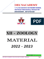 12th Zoology Unit 1 Study Material English Medium