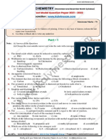 Namma Kalvi 12th Chemistry Revision Test Model Question Paper EM 220402