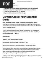 German Cases - Your Essential Guide - German With Laura