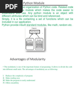 Python modules-XI