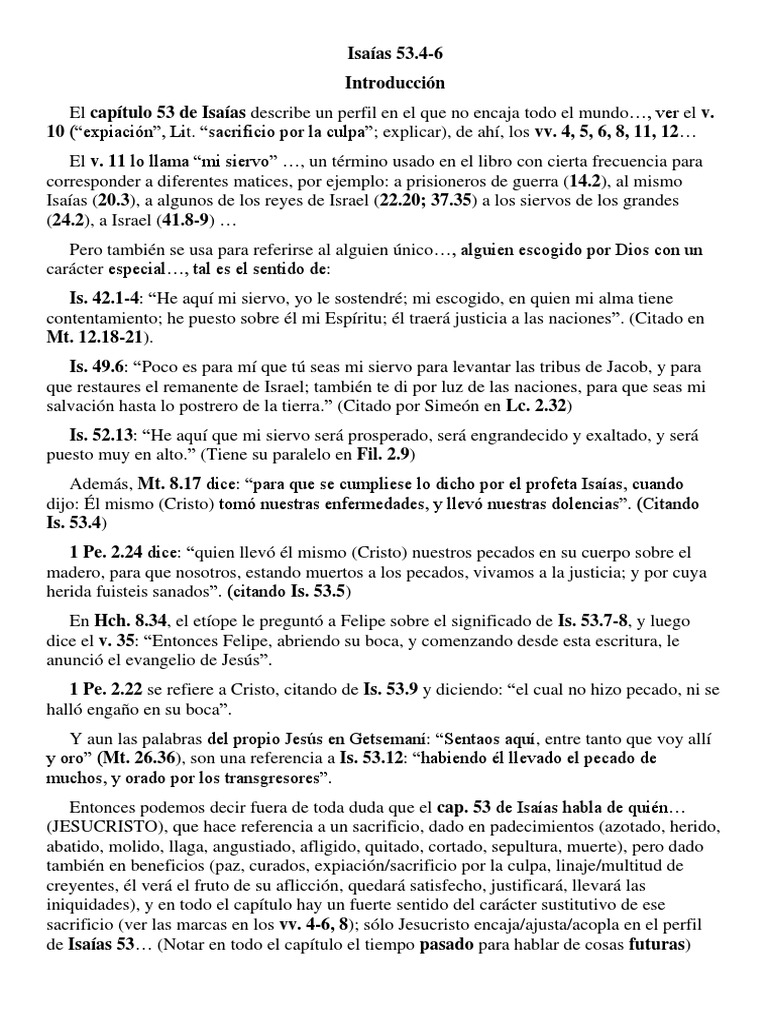 Isa as 53 4 6 pdf pdf jes s pecado