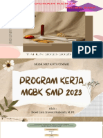 Program Kerja MGBK 2023