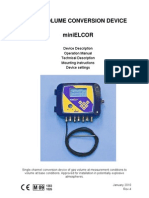 Gas-Volume Conversion Device Minielcor