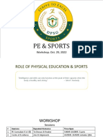 PE & Sports Workshop