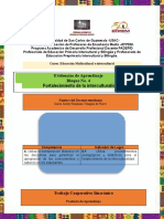 Evidencias de Aprendizaje Bloque No. 4 Educación Multicultural e Intercultural