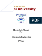 Physics Lab Manual Diploma PDF