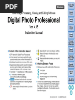 Canon Digital Photo Professional - Manual 4.15 Windows