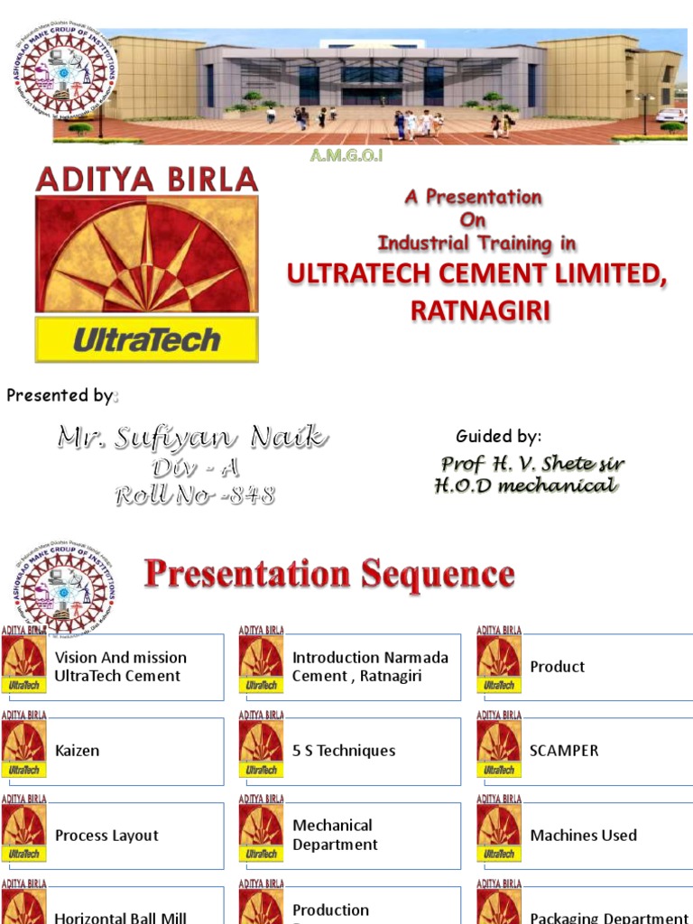 dokumen.tips_presentation-on-industrial-training-in-ultratech-cement ...
