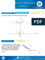 Travail À Faire Equilibre D'un Solide Soumis À 3 Forces (Séance 1)