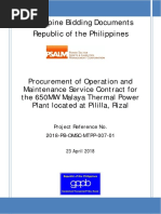 Bidding Document For MTPP OMSC