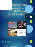 Introduction to the Concepts of Politics and Governance