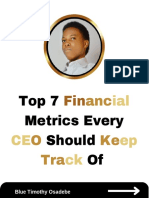 Top 7 Financial Metrics Every CEO Should Keep Track of