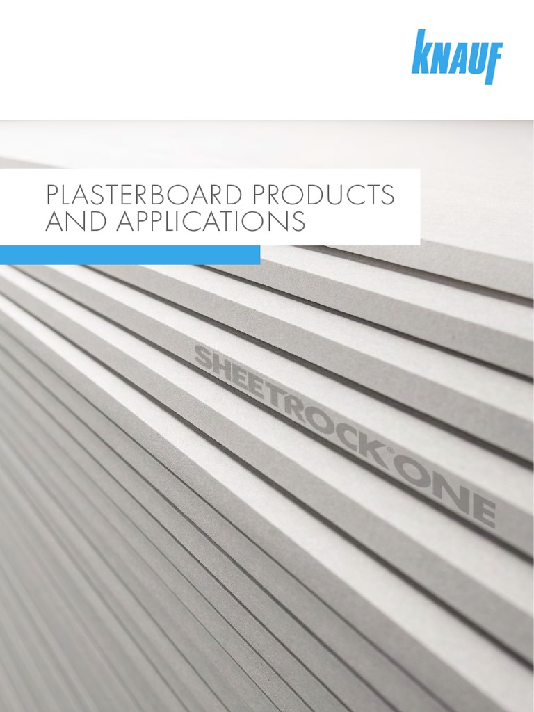 Knauf Plasterboard Catalogue Australia PDF PDF Drywall Building Materials