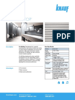 Knauf Sheetrock Fire Wetstop 13mm-16mm - Technical Datasheet - Australia