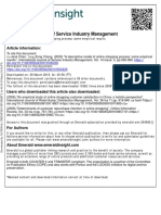 Online shopping process model with empirical results