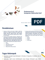 Pertemuan 2 Komponen Elektronika Pasif