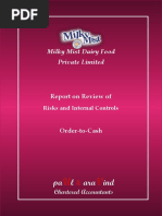 Milky Mist Dairy Food Private Limited: Report On Review of