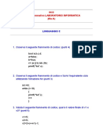 Verifica laboratorioTERZA 2022 (Fila A)