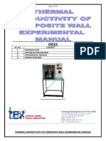 Thermal Conductivity of Composite Wall Manual