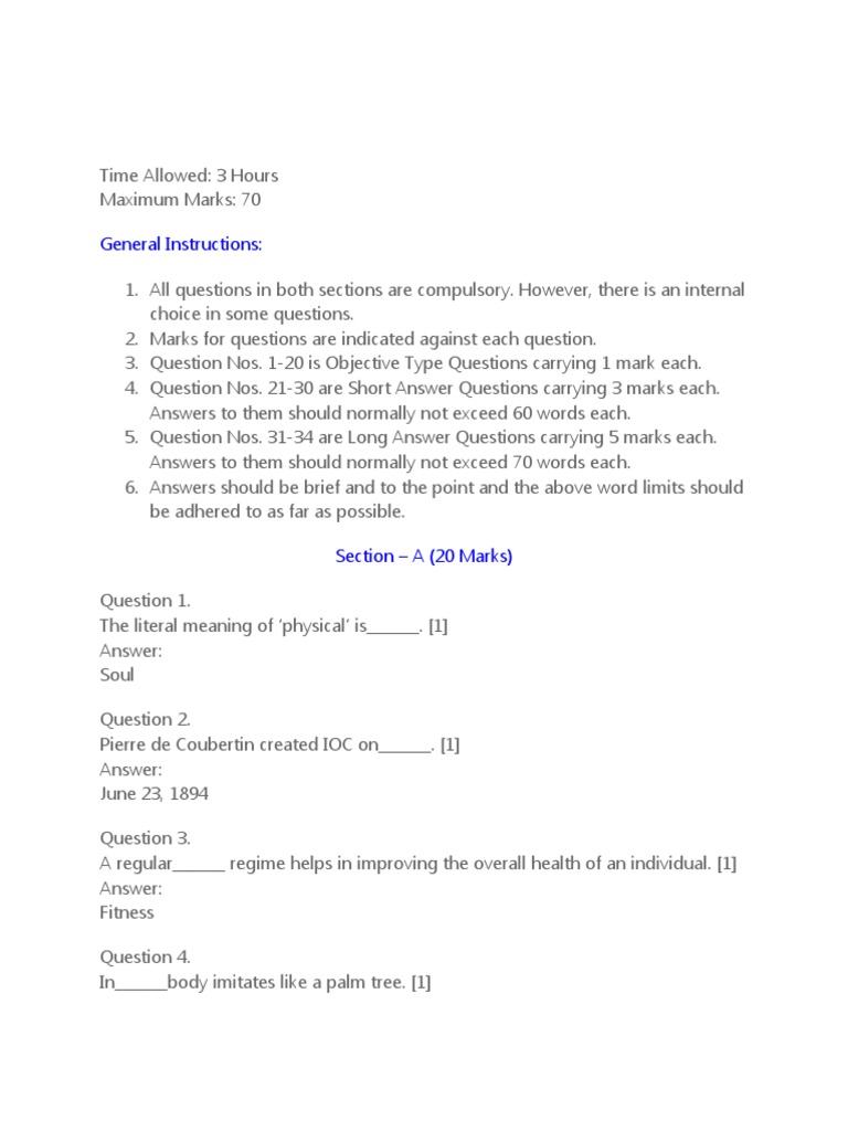 General instructions pdf