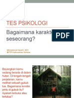 Tes Psikologi - Syarif