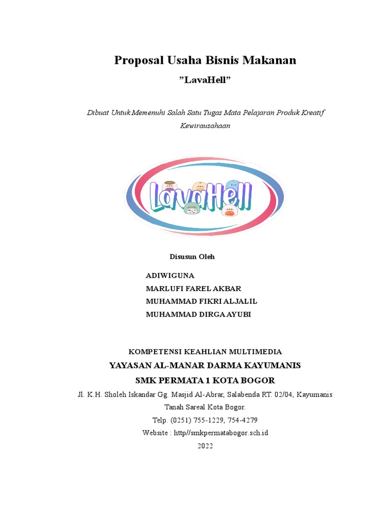Proposal Usaha | PDF | Karier & Perkembangan | Bisnis