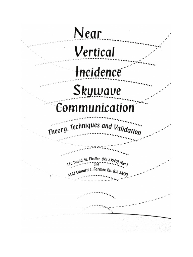 Nvis Handbook Pdf High Frequency Radio Propagation