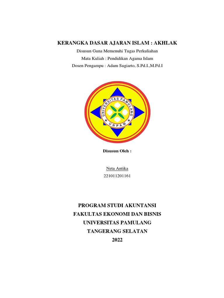 KERANGKA DASAR AJARAN ISLAM | PDF