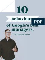 10 Behaviours of Google's Best Managers PDF