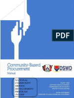 Revised NCDDP Procurement Manual Volume 1 PDF