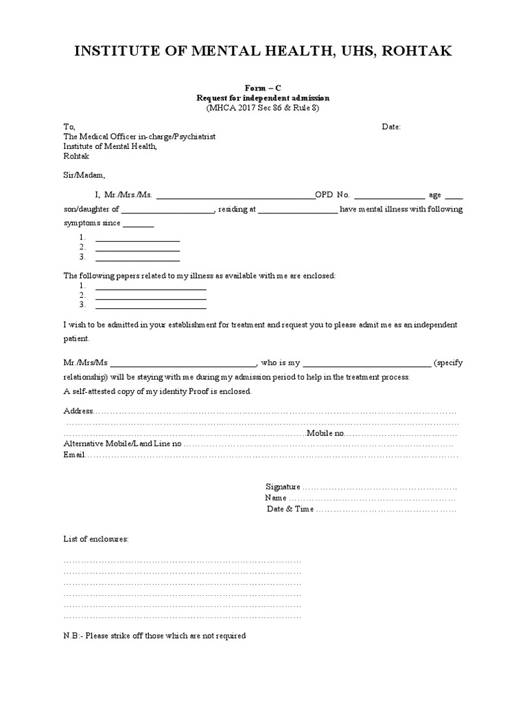 Edited forms for mhca pdf psychiatry patient