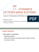 Lecture 1.2 - Week 2 Monday - Kinematics