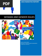 Hazel A. Robles - Narrative Report - Woman & Gender Issues