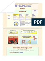 Identités Remarquables PDF