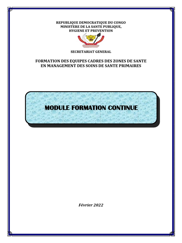 Formation Continue en Management Santé | PDF | Compétence (Ressources ...