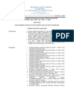 SK Manajemen Fasilitas & Keselamatan RS