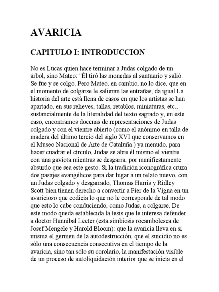 Significado y consecuencias de la avaricia | PDF | Aristóteles | Virtud
