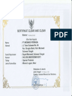 Clean and Clear PT. Wosindo Perkasa PDF