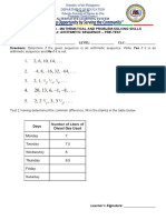 LS 3 - Arithmetic Sequence 