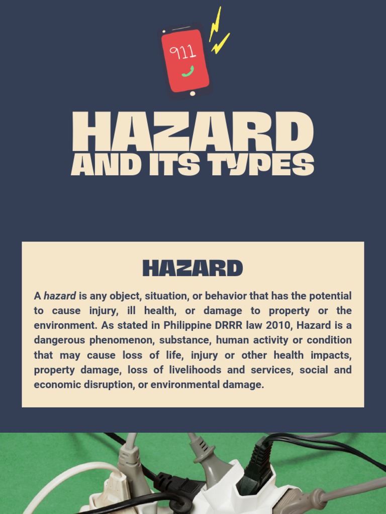 Q3 Lesson 9 Hazard and Its Types PDF